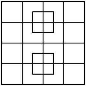 Combien il y a t il de carrés tracés dans cette image ? Énigme en image